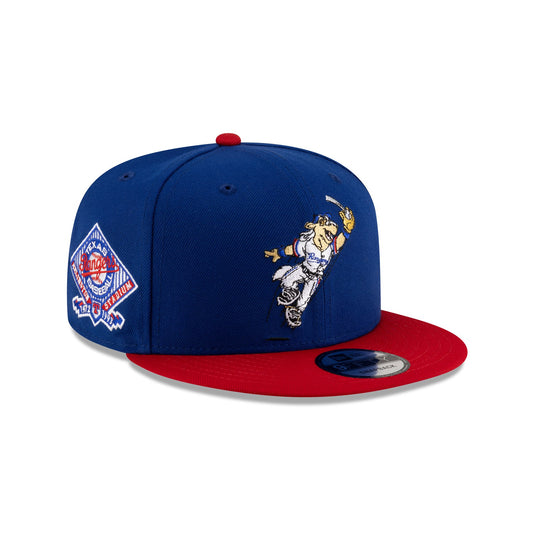 Texas Rangers Mascot Blue 9FIFTY Snapback Hat - New Era Cap