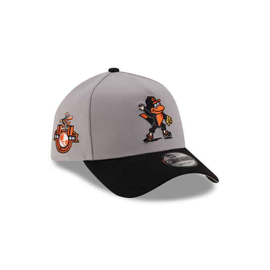 Baltimore Orioles Mascot Gray 9FORTY A-Frame Snapback Hat - New Era Cap