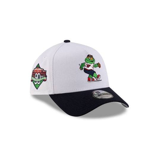 Boston Red Sox Mascot White 9FORTY A-Frame Snapback Hat - New Era Cap