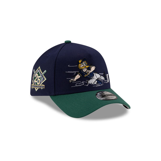 Milwaukee Brewers Mascot Navy 9FORTY A-Frame Snapback Hat - New Era Cap