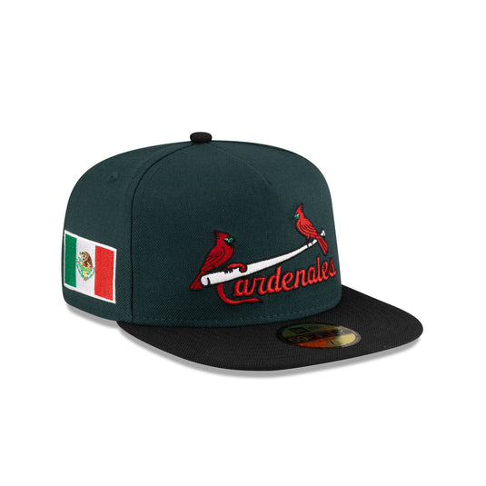 Just Caps Cinco de Mayo Springfield Cardinals 59FIFTY A-Frame Fitted Hat - New Era Cap