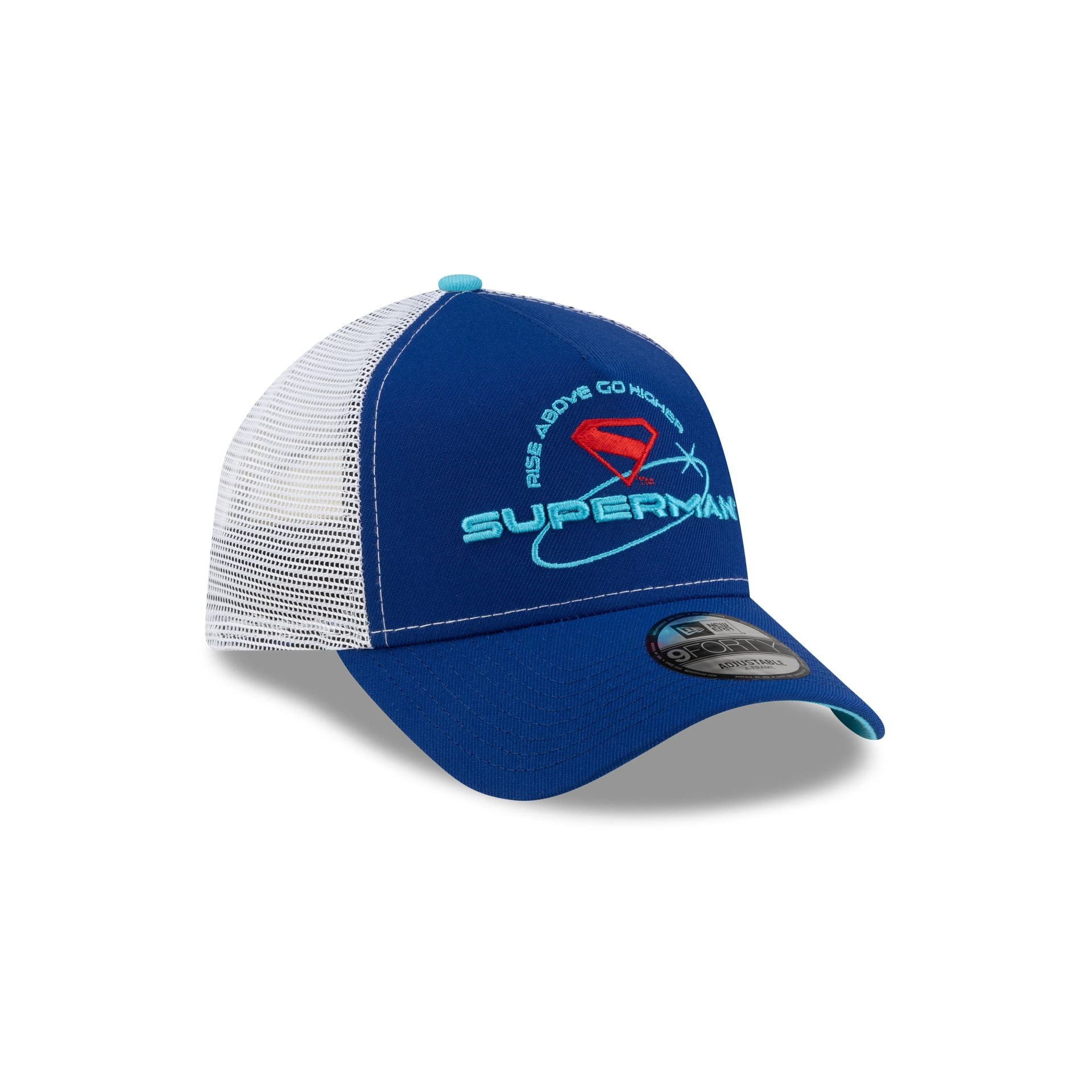 Superman Rise Above Go Higher 9FORTY A-Frame Trucker Hat