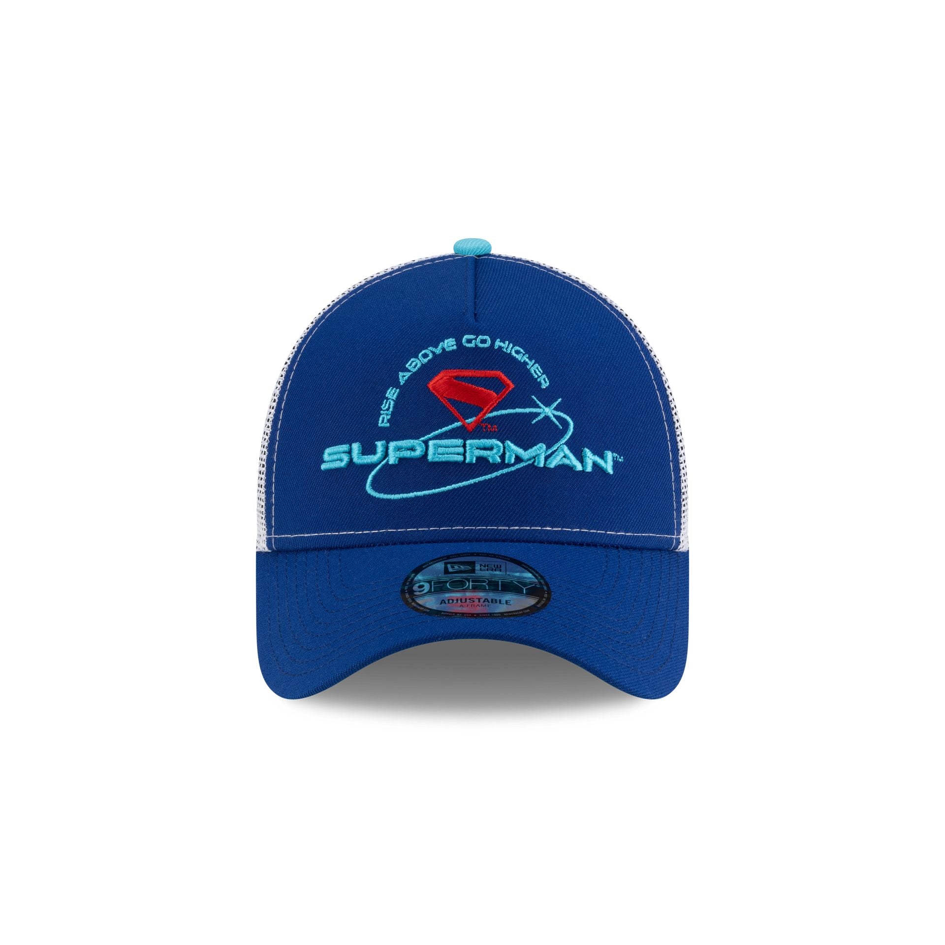 Superman Rise Above Go Higher 9FORTY A-Frame Trucker Hat