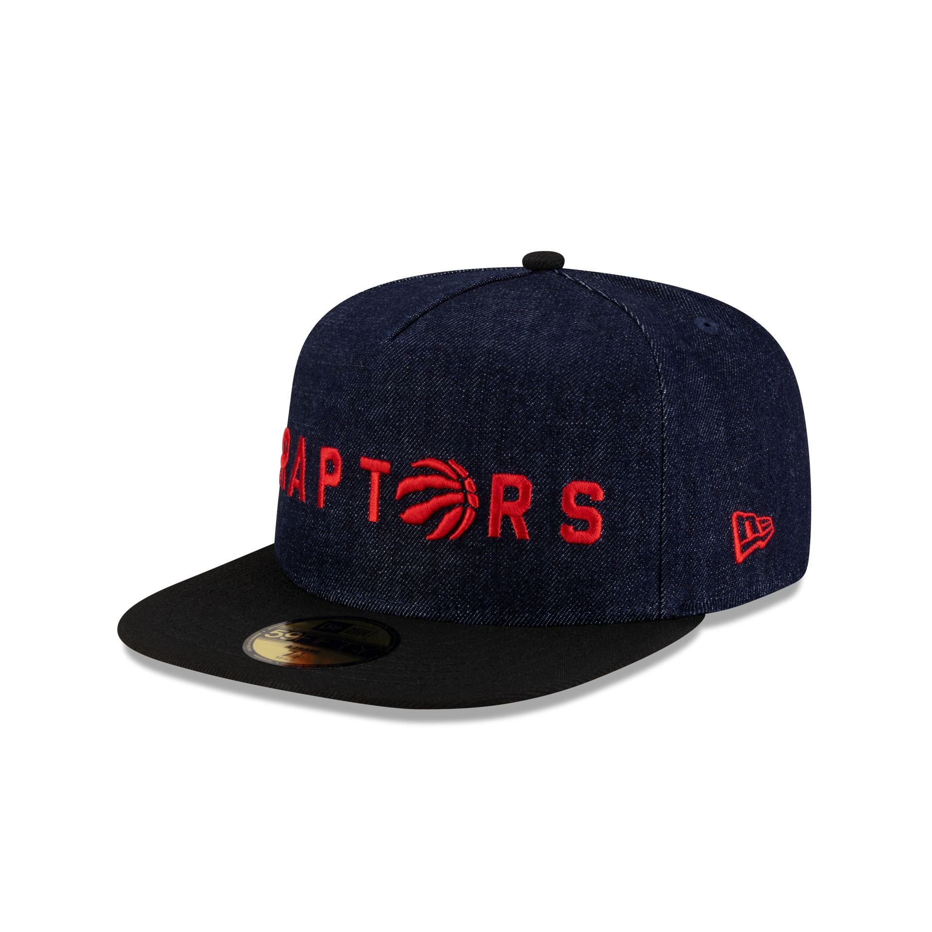 Toronto Raptors Navy Denim 59FIFTY A-Frame Fitted Hat – New Era Cap