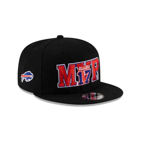 Buffalo Bills Josh Allen MVP Black 9FIFTY Snapback Hat - New Era Cap