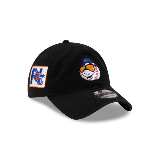 New York Mets Mr. Met Black 9TWENTY Adjustable Hat - New Era Cap