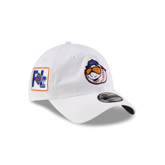 New York Mets Mr. Met White 9TWENTY Adjustable Hat - New Era Cap