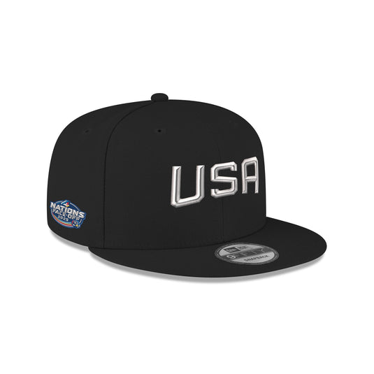 USA 2025 4 Nations Face-Off 9FIFTY Snapback Hat - New Era Cap