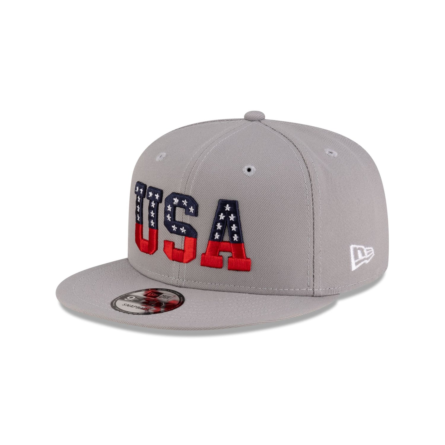New Era Cap USA Stars Gray 9FIFTY Snapback Hat
