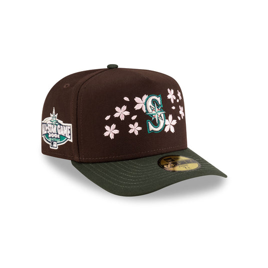 Just Caps Cherry Blossom Seattle Mariners 59FIFTY A-Frame Fitted Hat - New Era Cap