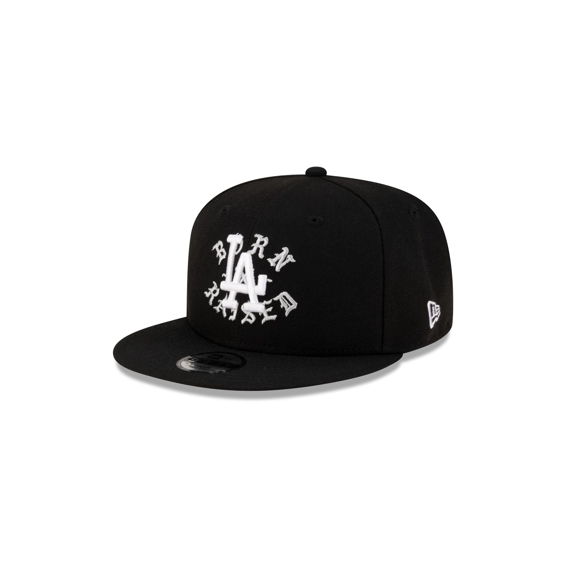 NFL×Born x Raised 9FIFTY 白黒 日本未発売 Born X Raised × NFL NEW ERA + JETS FITTED ROCKER HAT: BLACK