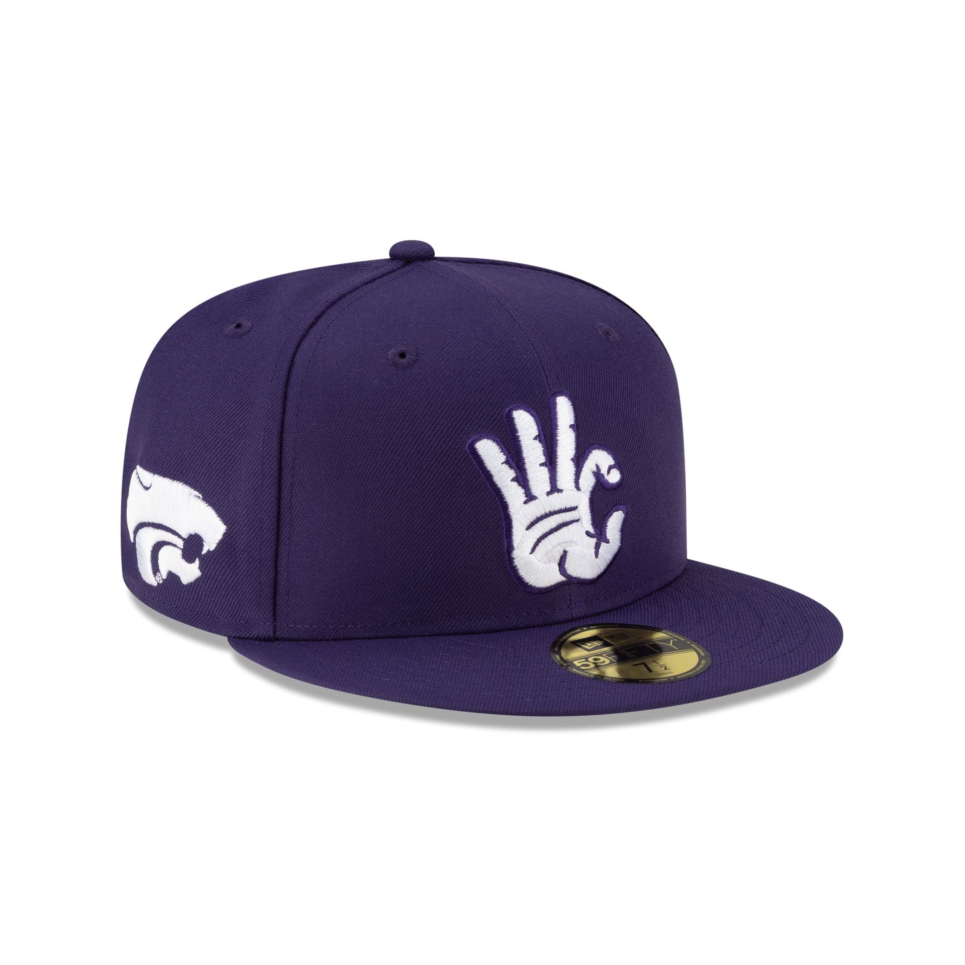 Kansas State Wildcats Hand Signs 59FIFTY Fitted Hat