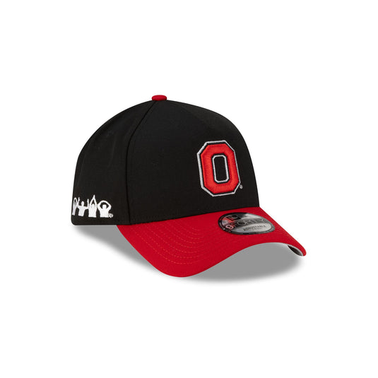 Ohio State Buckeyes Hand Signs Sidepatch 9FORTY A-Frame Snapback Hat - New Era Cap