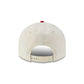Team USA Chrome White Red Retro Crown 9FIFTY Snapback Hat
