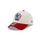 Olympic Heritage Los Angeles 1984 Olympic Games Stars Chrome White Red 9FORTY A-Frame Snapback Hat