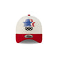 Olympic Heritage Los Angeles 1984 Olympic Games Stars Chrome White Red 9FORTY A-Frame Snapback Hat
