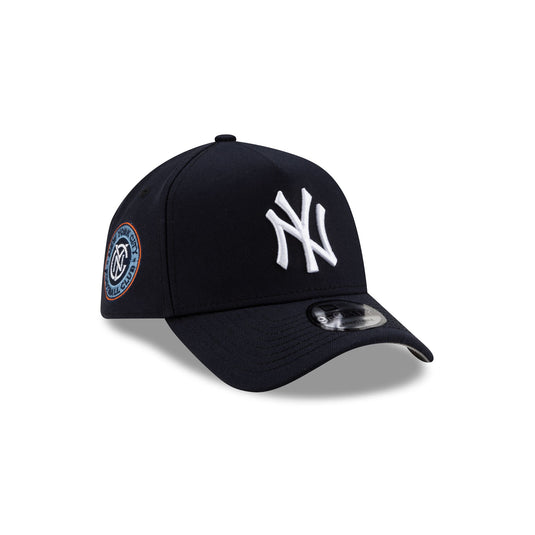 New York Yankees x New York City FC 9FORTY A-Frame Snapback Hat - New Era Cap
