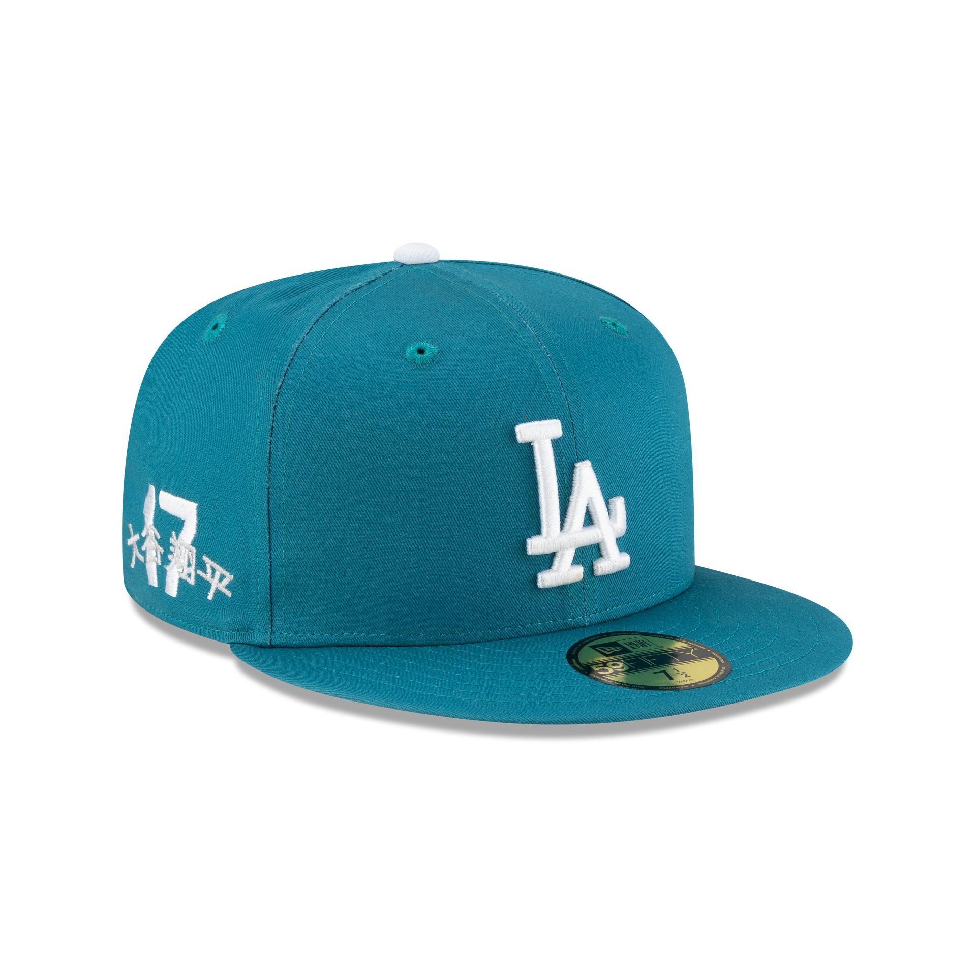 Los Angeles Dodgers Shohei Ohtani Teal 59FIFTY Fitted Hat – New