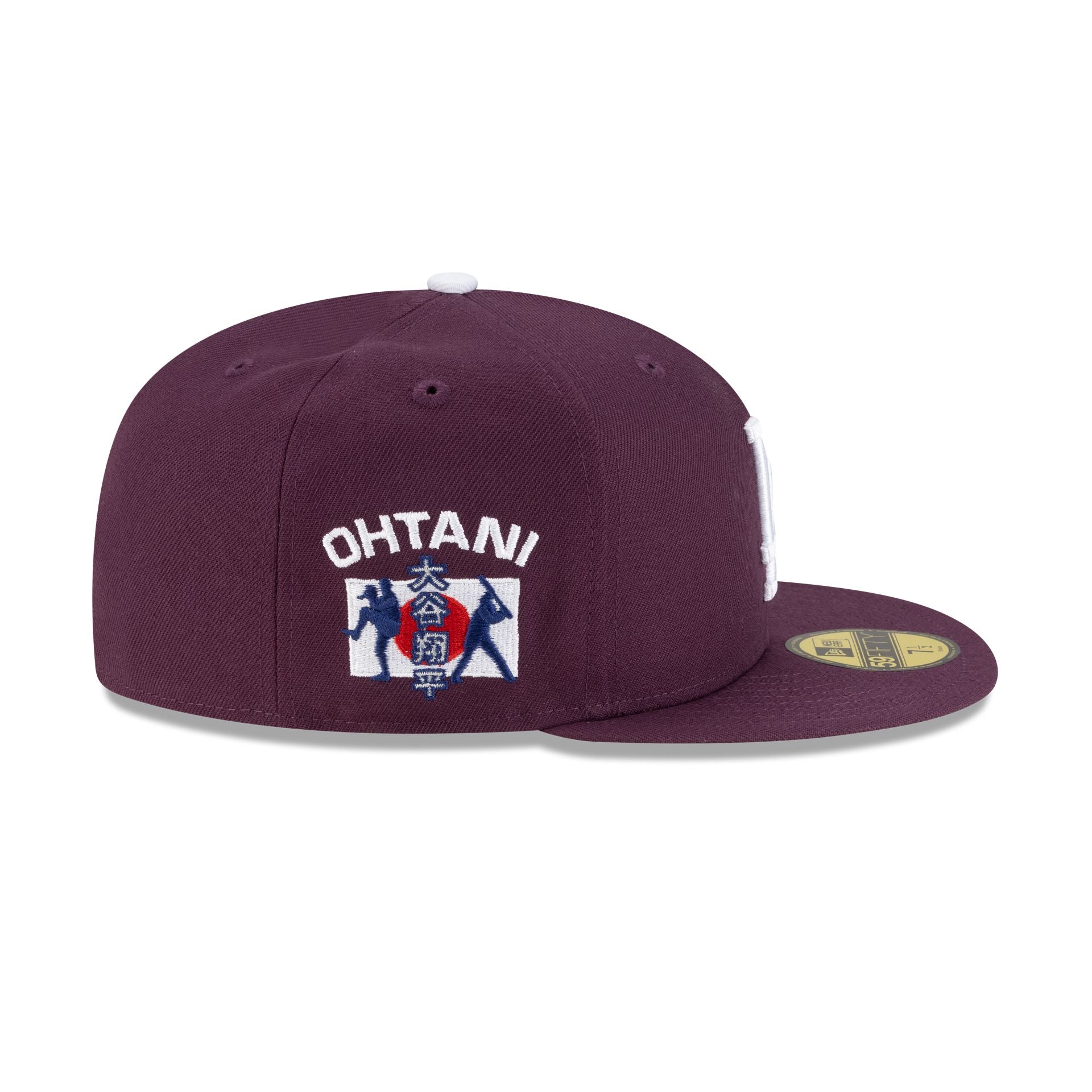 Los Angeles Dodgers Shohei Ohtani Plum 59FIFTY Fitted Hat – New