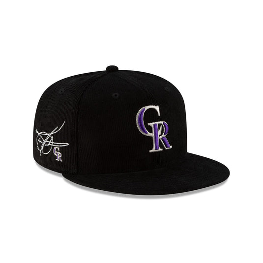 Just Caps Player Corduroy Colorado Rockies Todd Helton 59FIFTY Fitted Hat - New Era Cap