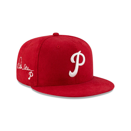 Just Caps Player Corduroy Philadelphia Phillies Dick Allen 59FIFTY Fitted Hat - New Era Cap