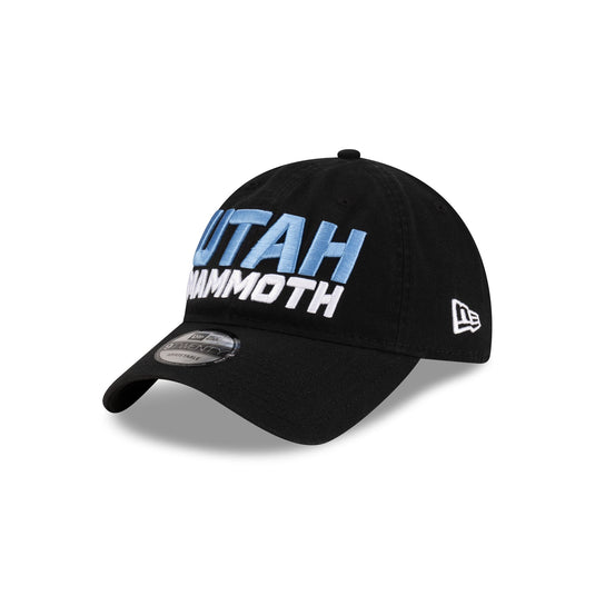 Utah Mammoth Black Stack 9TWENTY Adjustable Hat - New Era Cap