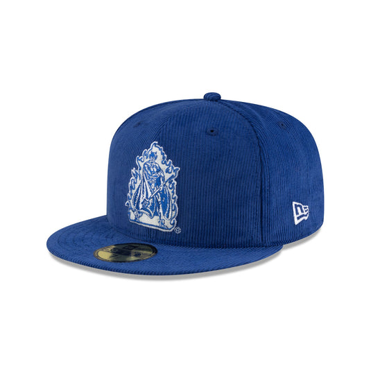 Duke Blue Devils Blue Corduroy College Vault 59FIFTY Fitted Hat - New Era Cap