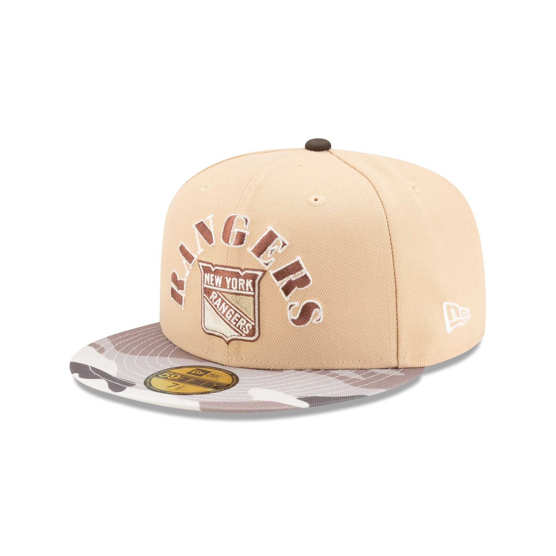 New York Rangers Retro Camo 59FIFTY Fitted Hat