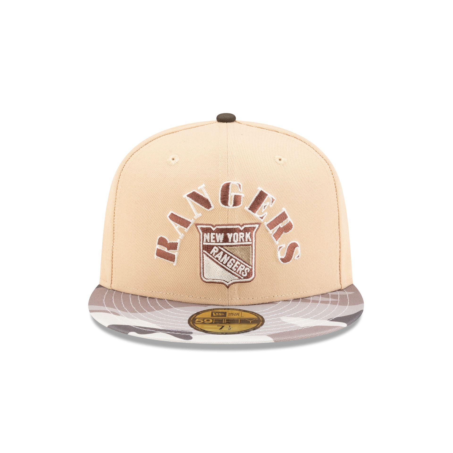 New York Rangers Retro Camo 59FIFTY Fitted Hat