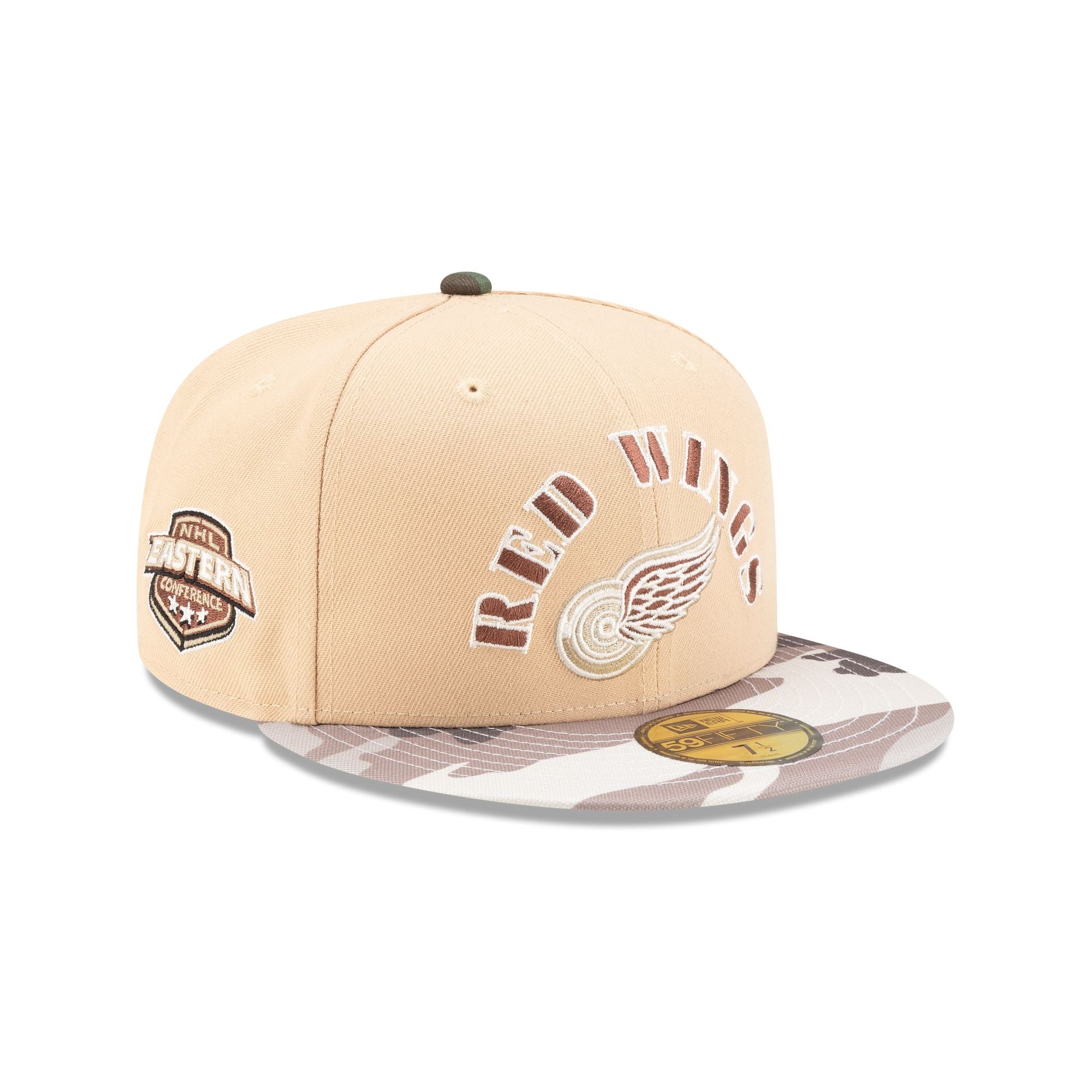 Detroit Red Wings Retro Camo 59FIFTY Fitted Hat
