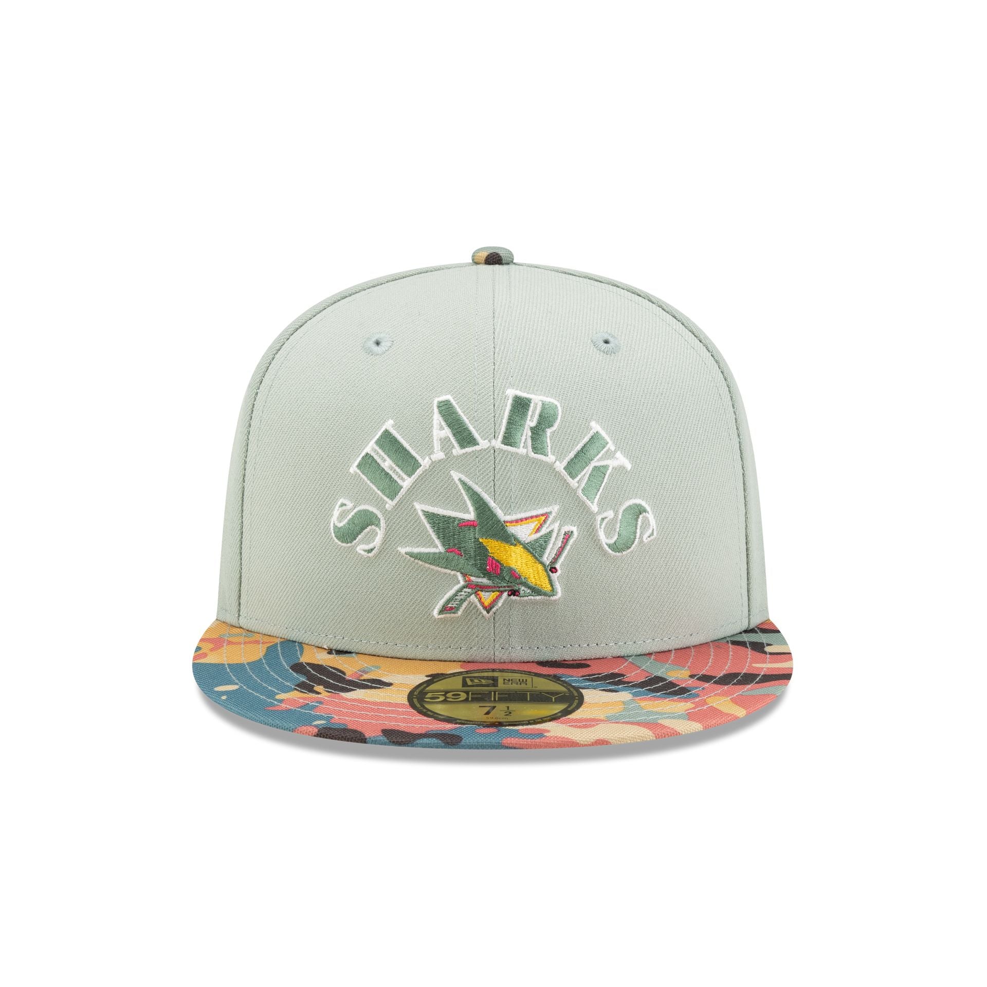 San Jose Sharks Retro Everest Camo 59FIFTY Fitted Hat