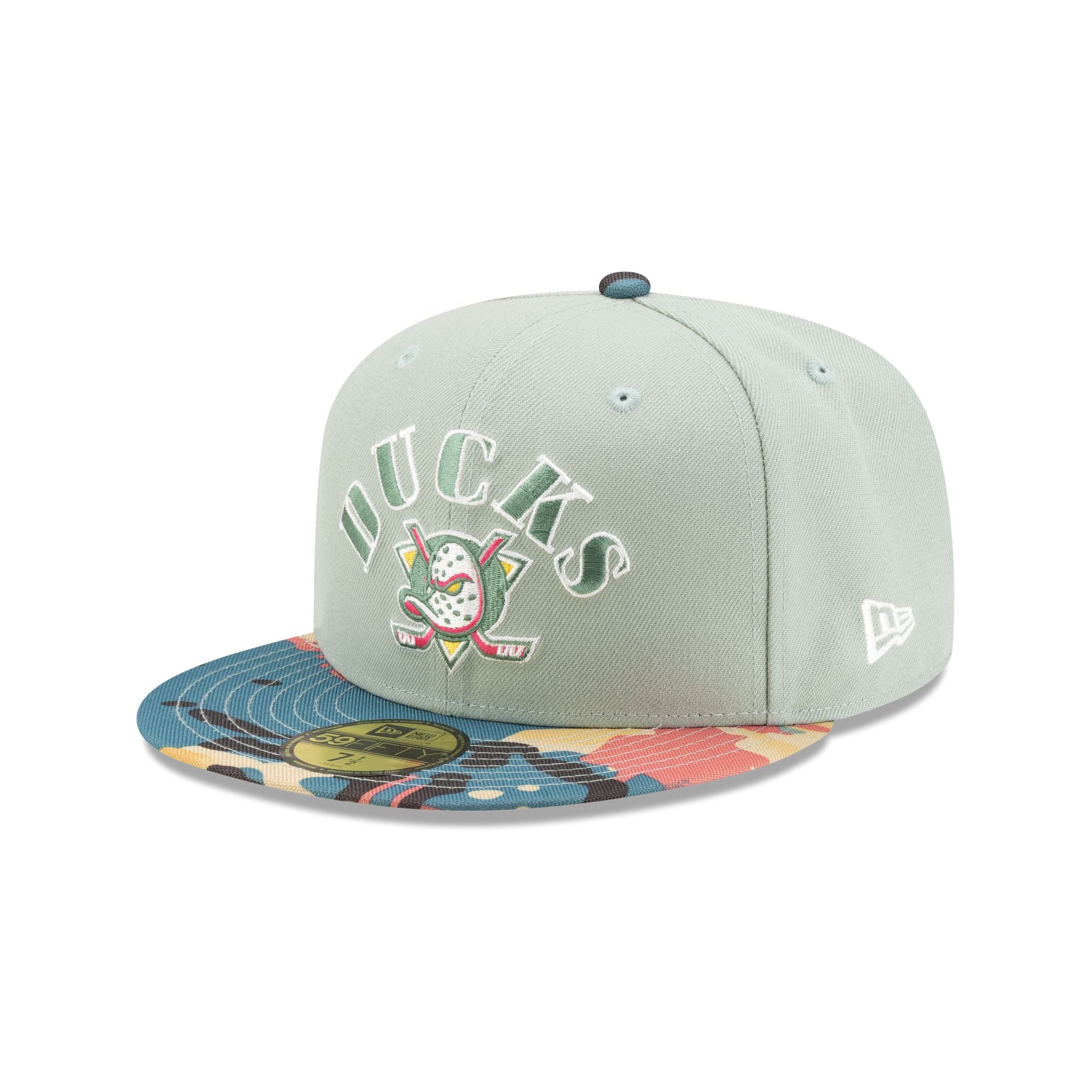 Anaheim Ducks Retro Everest Camo 59FIFTY Fitted Hat