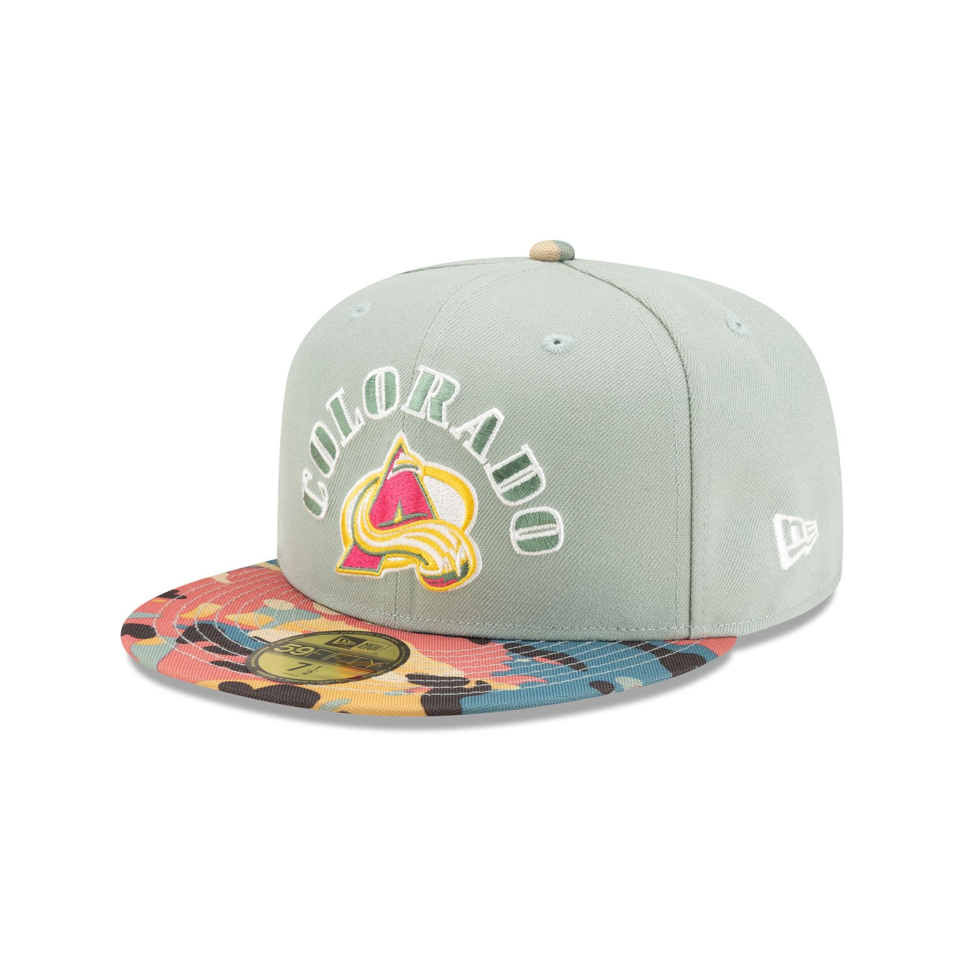 Colorado Avalanche Retro Everest Camo 59FIFTY Fitted Hat