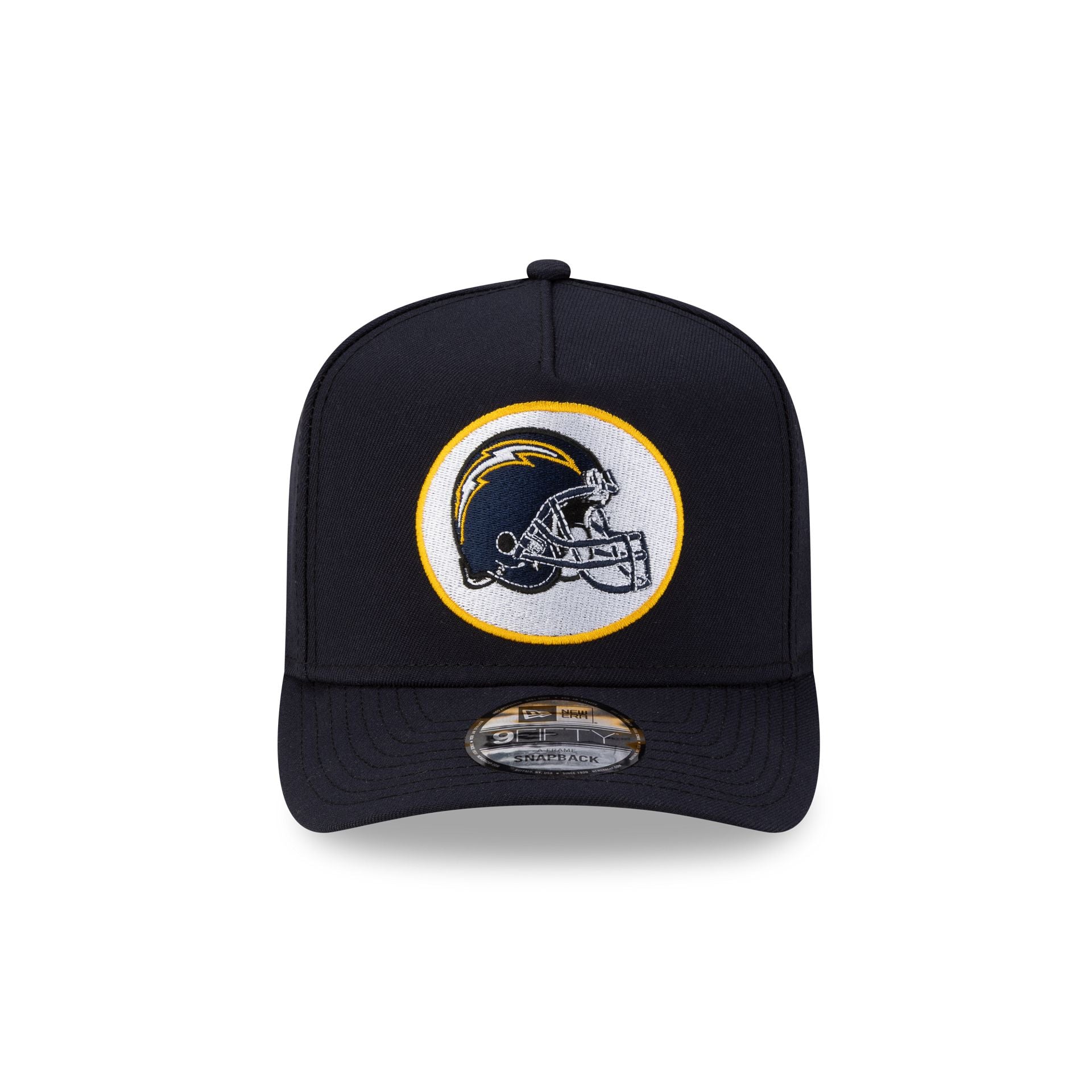 Los Angeles Chargers Navy Helmet 9FIFTY A-Frame Snapback Hat