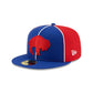 Buffalo Bills Two-Tone Pinwheel 59FIFTY Fitted Hat