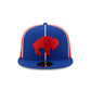 Buffalo Bills Two-Tone Pinwheel 59FIFTY Fitted Hat