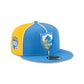 Los Angeles Chargers Two-Tone Pinwheel 59FIFTY Fitted Hat
