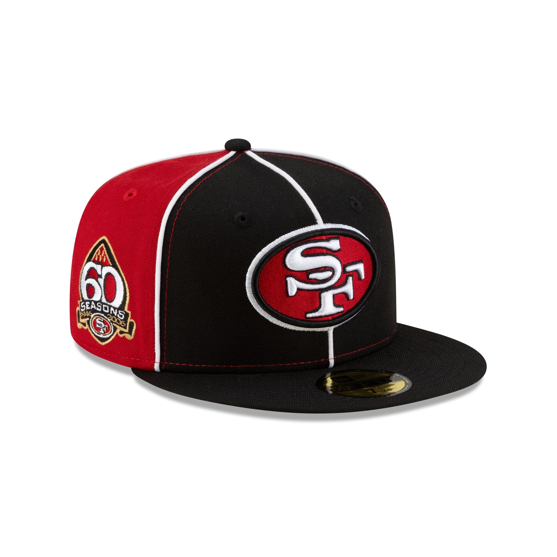San Francisco 49ers Two-Tone Pinwheel 59FIFTY Fitted Hat