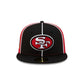 San Francisco 49ers Two-Tone Pinwheel 59FIFTY Fitted Hat