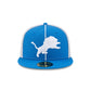 Detroit Lions Two-Tone Pinwheel 59FIFTY Fitted Hat