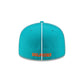Miami Dolphins Two-Tone Pinwheel 59FIFTY Fitted Hat