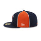 Chicago Bears Two-Tone Pinwheel 59FIFTY Fitted Hat