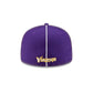 Minnesota Vikings Two-Tone Pinwheel 59FIFTY Fitted Hat