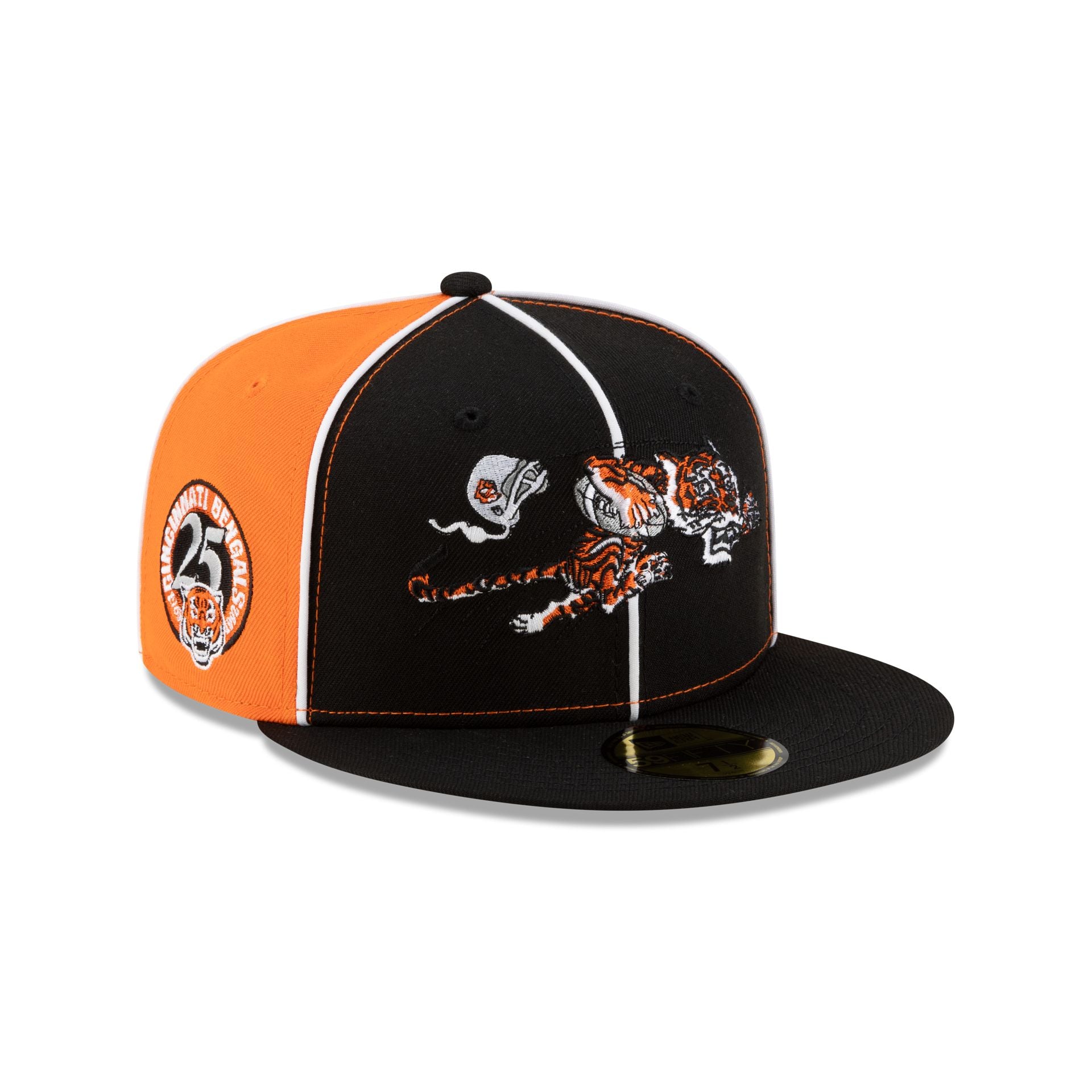Cincinnati Bengals Two-Tone Pinwheel 59FIFTY Fitted Hat – New Era Cap