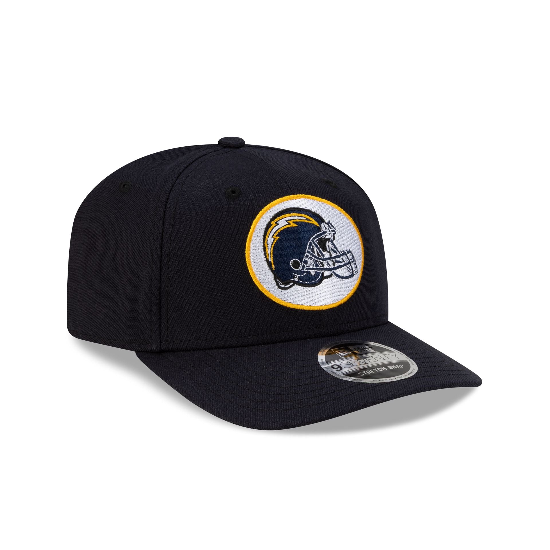 Los Angeles Chargers Navy Helmet 9SEVENTY Stretch-Snap Hat