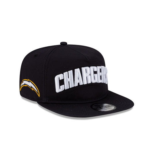 Los Angeles Chargers Wordmark Navy Golfer Adjustable Hat - New Era Cap