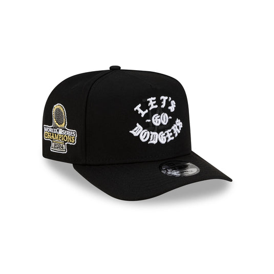 Born x Raised x Los Angeles Dodgers Let's Go World Series Black 9FIFTY A-Frame Snapback Hat - New Era Cap