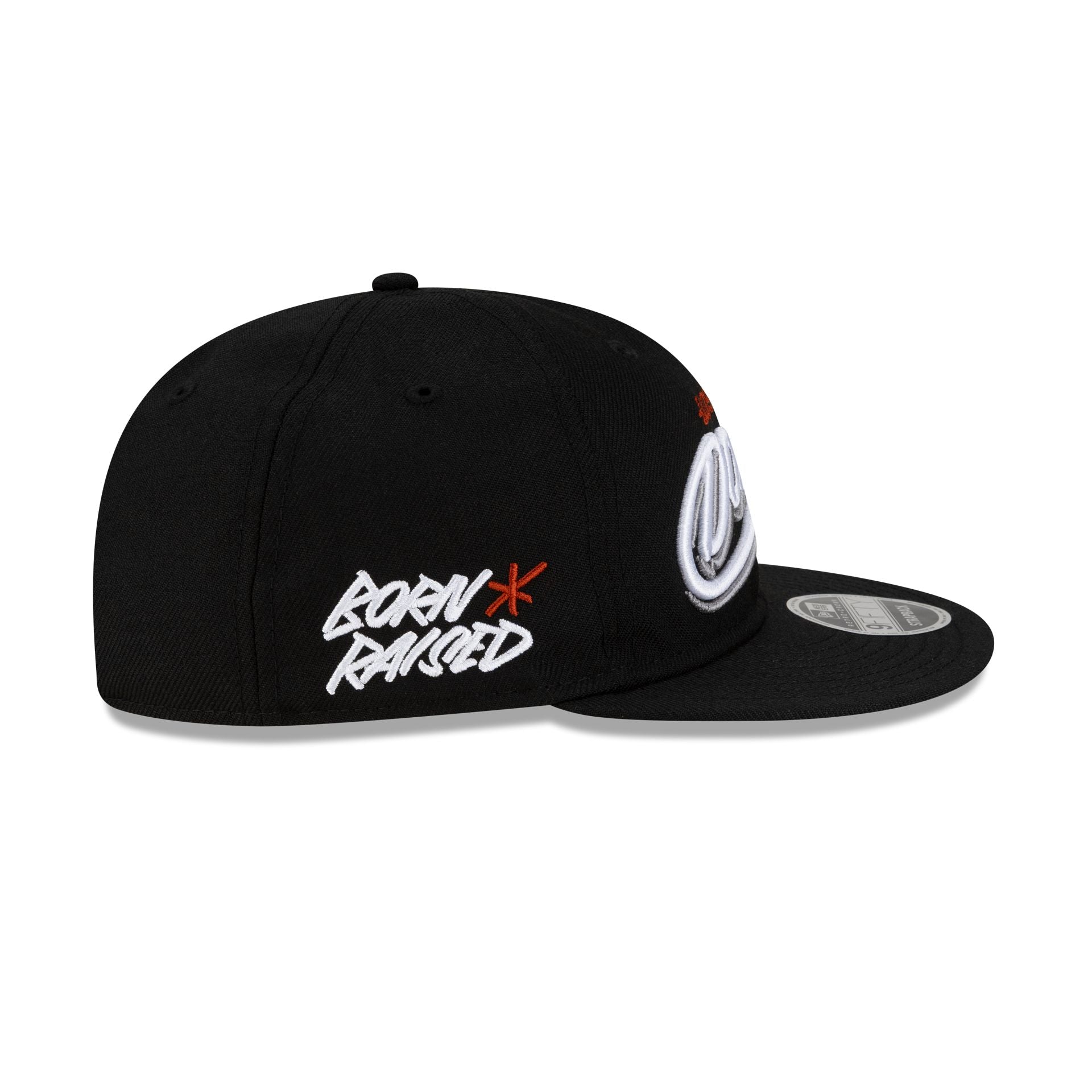 Born x Raised x Los Angeles Dodgers Sign Black Wool Retro Crown