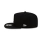 Chicago Cubs Upside Down Logo Black 9FIFTY A-Frame Snapback Hat