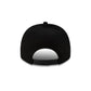 Chicago Cubs Upside Down Logo Black 9FIFTY A-Frame Snapback Hat